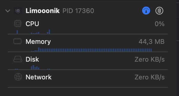 Xcode profiler showing 0% CPU usage for continuous native SwiftUI widget animation